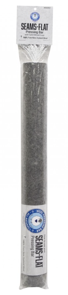 MSSSEF, Seams-Flat Pressing Bar with Solid Wood Core (17-3/4")