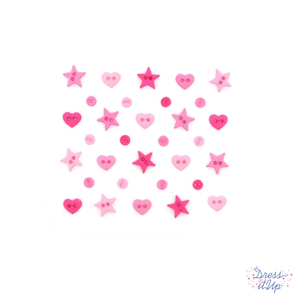 Extra kleine knoopjes - roze