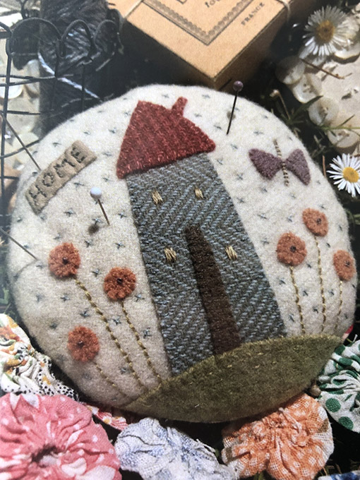 HP-F069, Pattern, My Home Pincushion - Pattern by Anni Downs