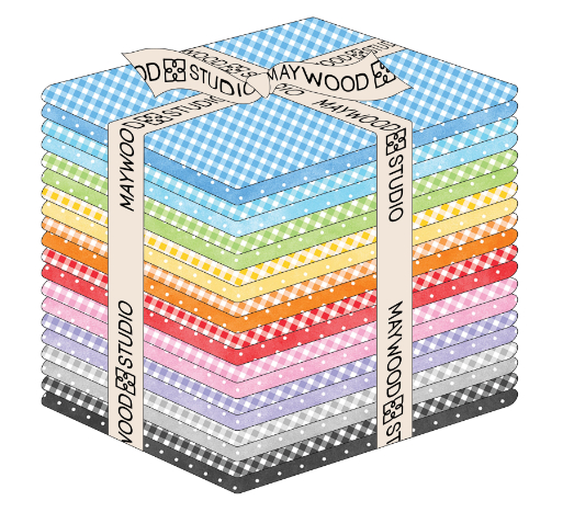 FQ-MASPLAY-DOTS, Fat Quarter Bundle Playtime Flannel (20pc) (8/24)