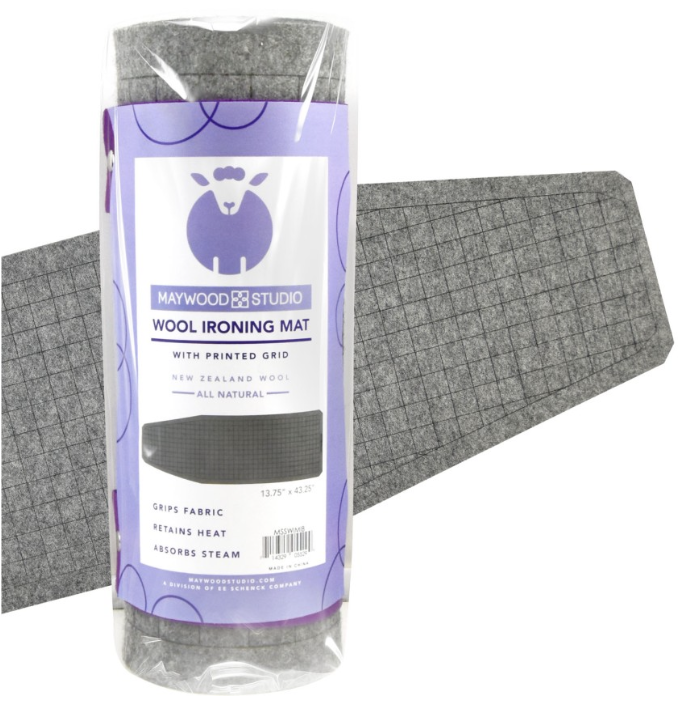 MSSWIMIB, Wool Ironing Board Mat 13-3/4” x 43-1/4"