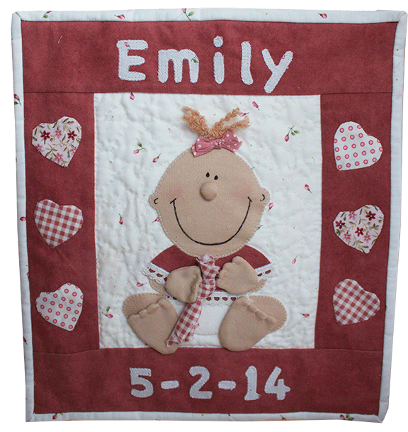 It's a Girl… Birth Panel incl. ABC - Complete Kit