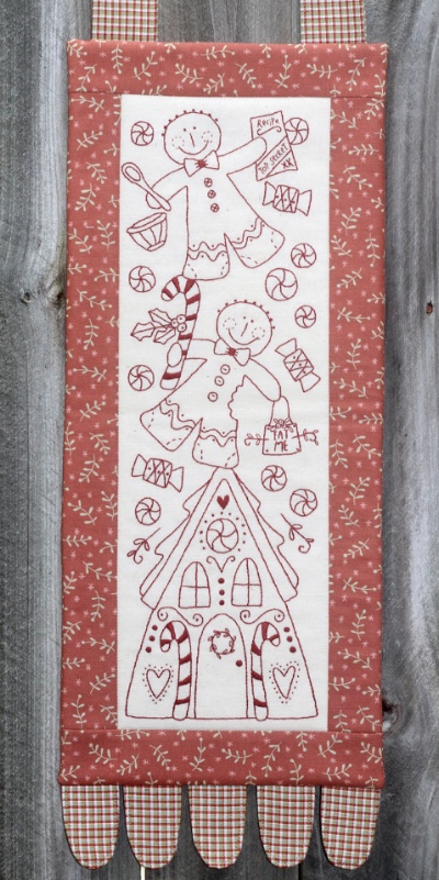 TBH-D349, Gingerbread House Pattern