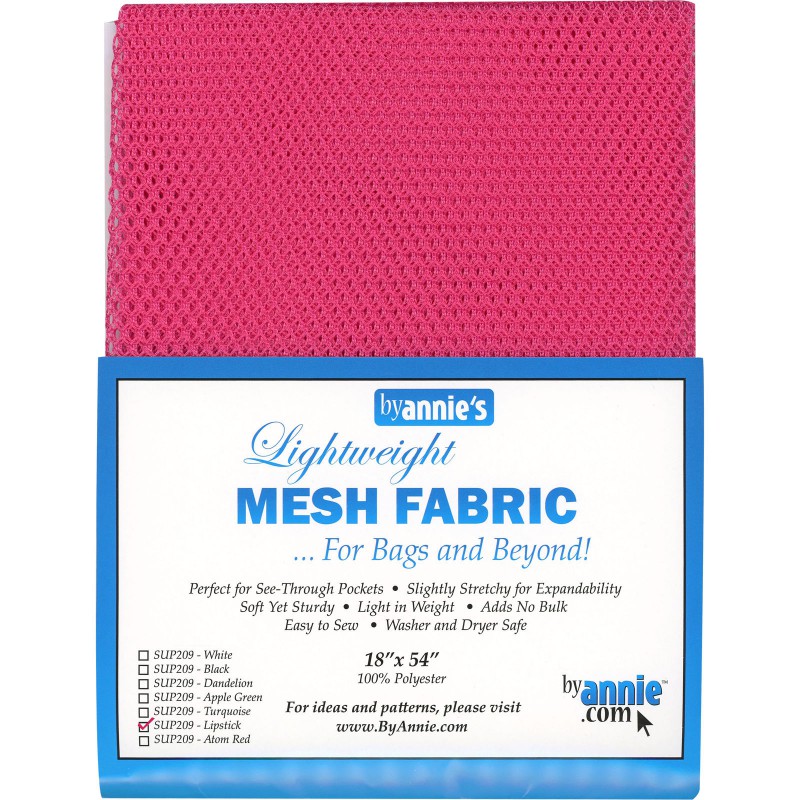 SUP209-LIPSTICK, Mesh Lipstick, 125 cm x 45 cm (18x54 inches) ByAnnie