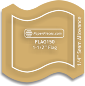 1,5" Acrylic Flag