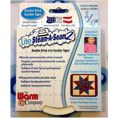 Lite Steam-A-Seam 2 Fusible Web 1/4 inch Tape
