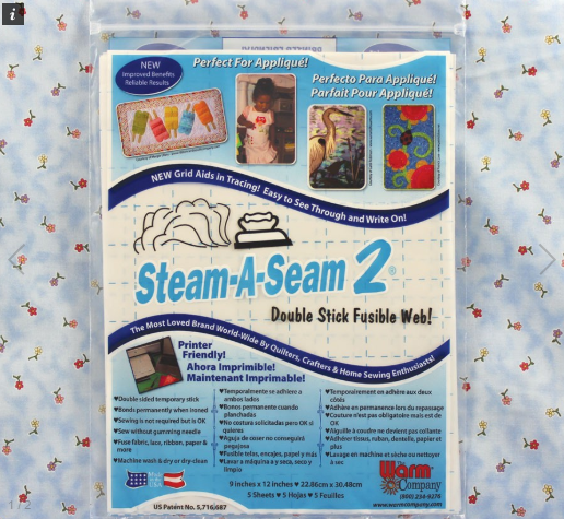 	WAC5517, Steam a seam-2, 5 sheets 9"x12" (22,86cm x 30,48cm)