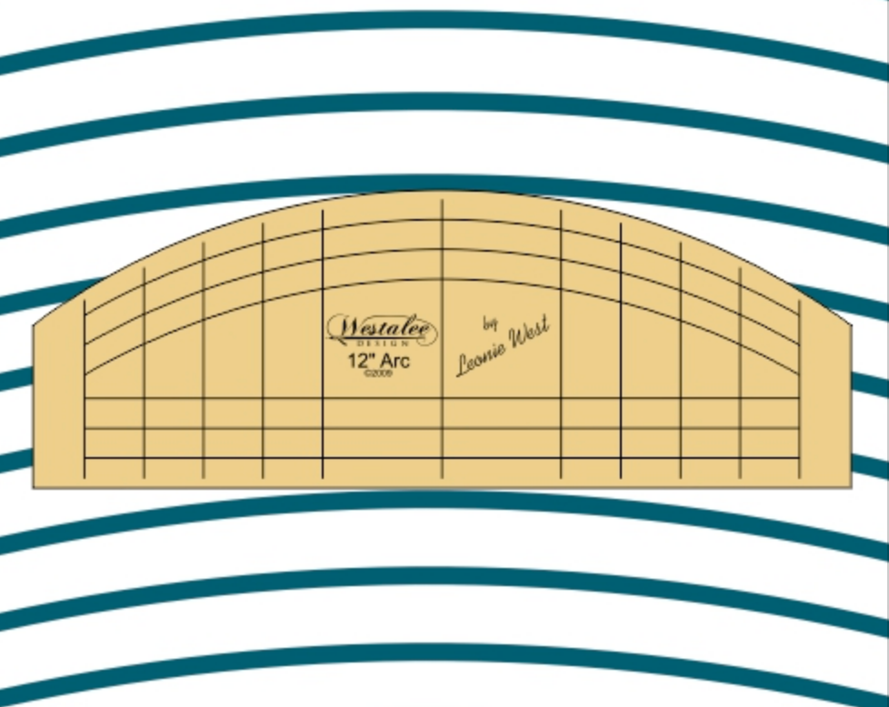 WT-12ARCWFKIT-LS, 12" Arc from ruler foot starter set Low Shank (CS6-2-LS)