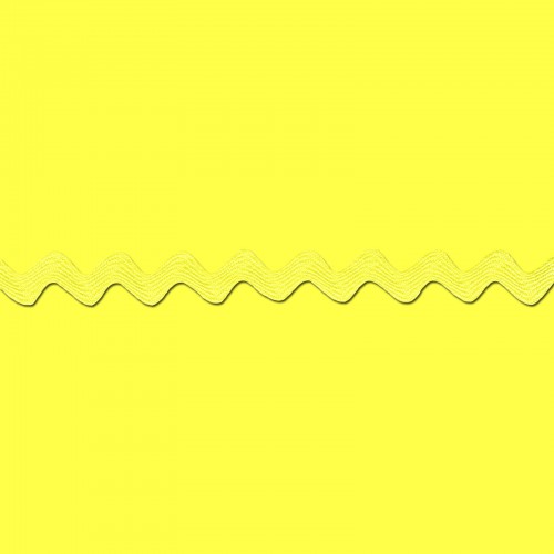 GAN765041-650, Bright Yellow Ric Rac (0.625", 150mm) - 24 YDS