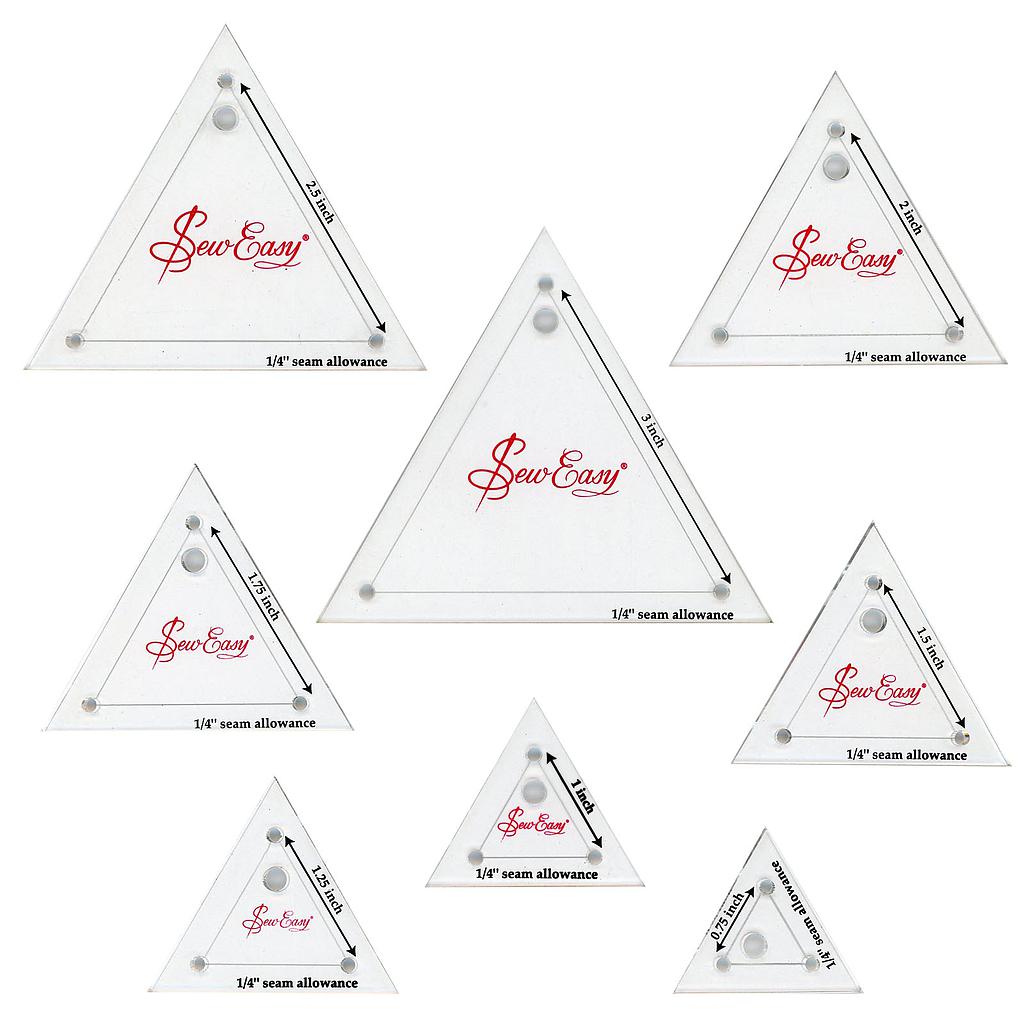 Mini Triangle 8pc Template Set