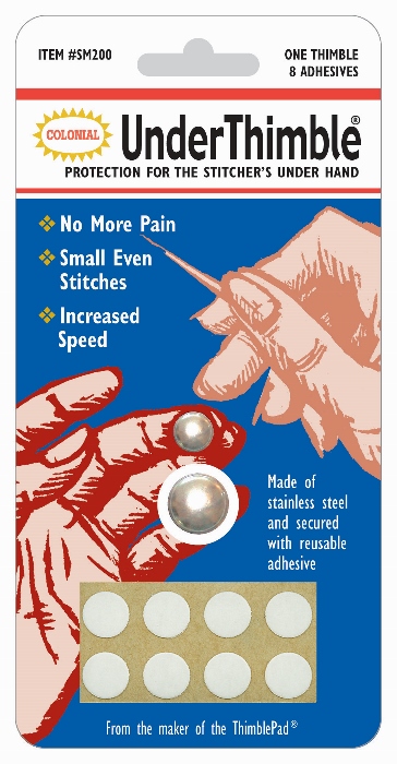 Under Thimble (1 thimble, 8 adhesives)