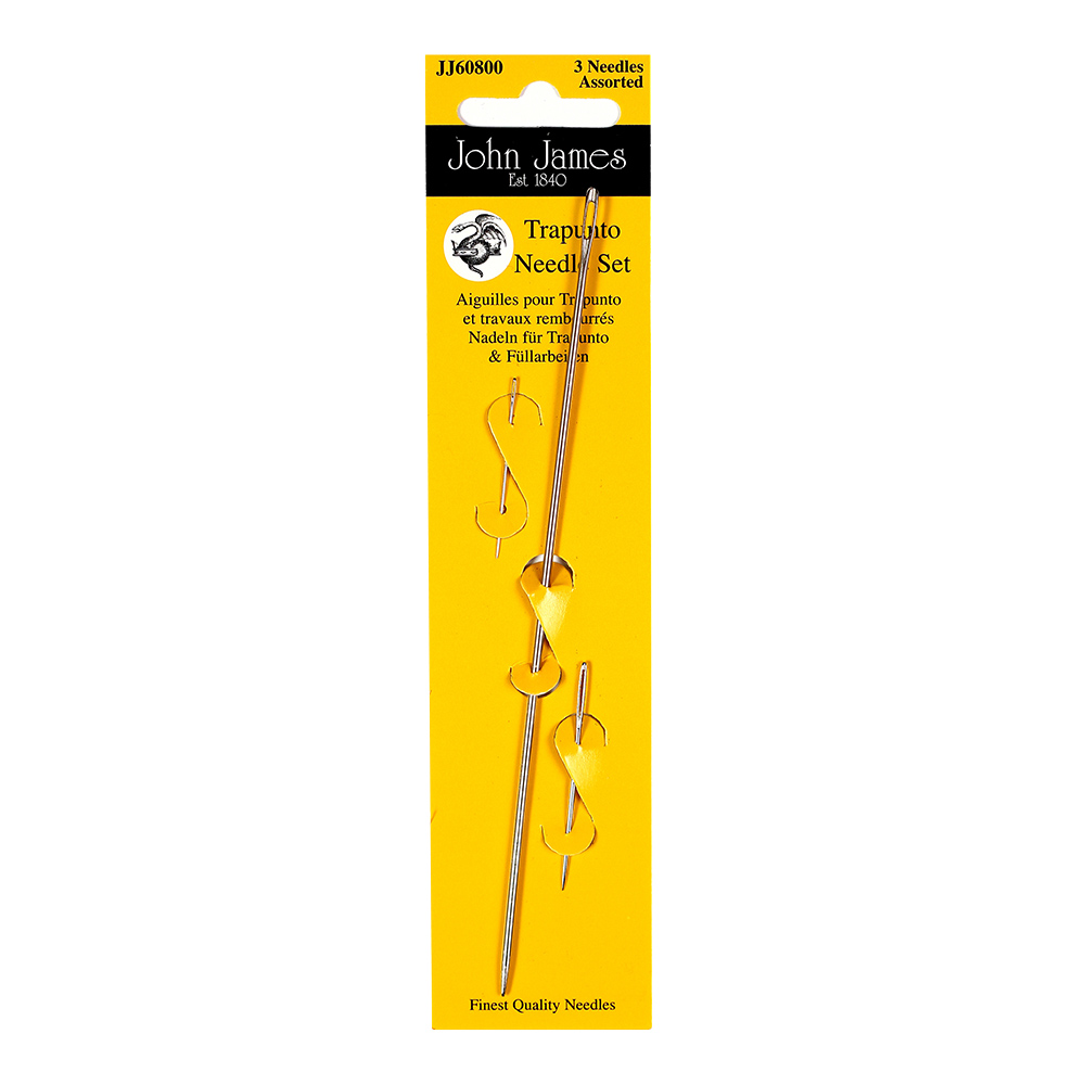  John James Trapunto Needles set of 3
