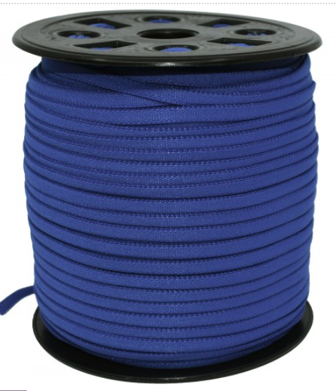 GANEL-NB-DAB, Banded Stretch Elastic, Dark Blue - 1/6" x 100yds
