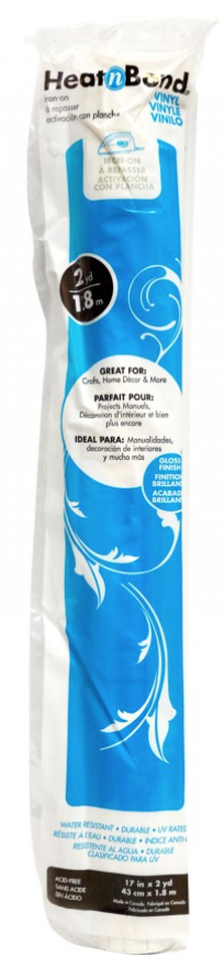 TOW3902, Heat 'n Bond, Iron-on Gloss Vinyl, 17" x 2 yds