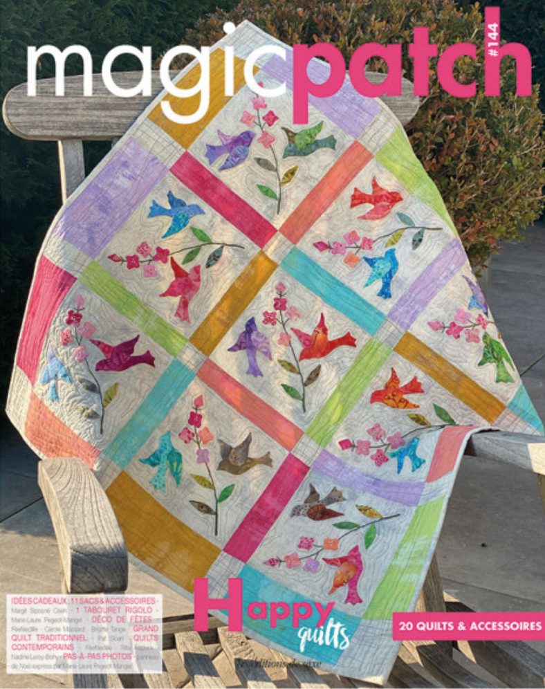 MP144 ( 9635154), Magic Patch N° 144  - HAPPY QUILTS - 20 QUILTS & ACCESSOIRES 