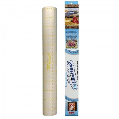 WAC5438, Lite Steam-A-Seam 2, Double Stick Fusible Web - 24" x 3 yds