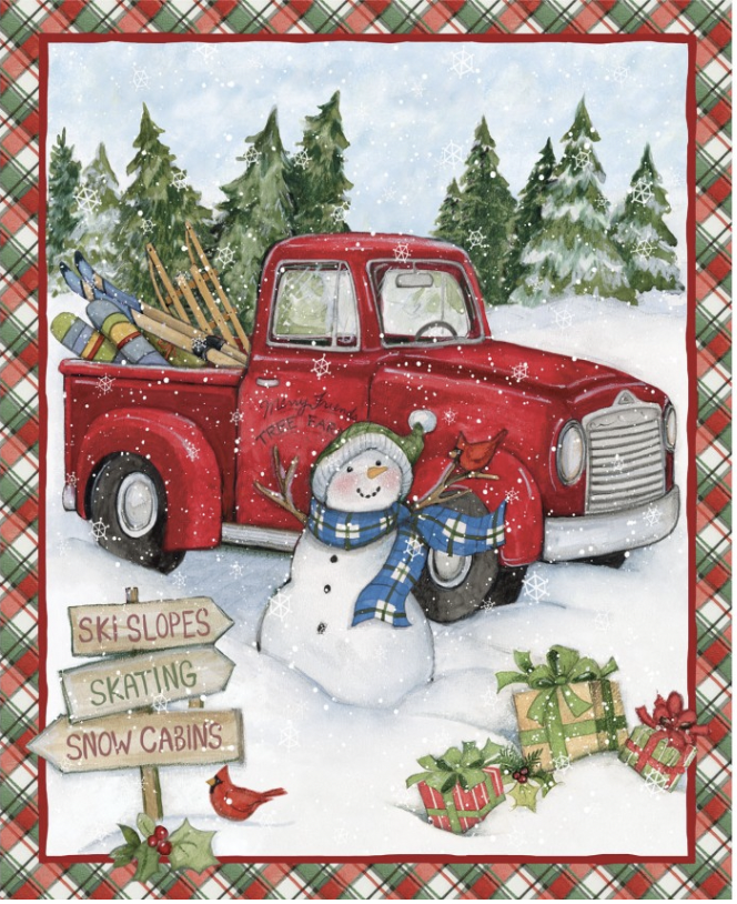 RSD-PANEL,SPR77904-A620715, Christmas Cotton (90 x 105 cm)