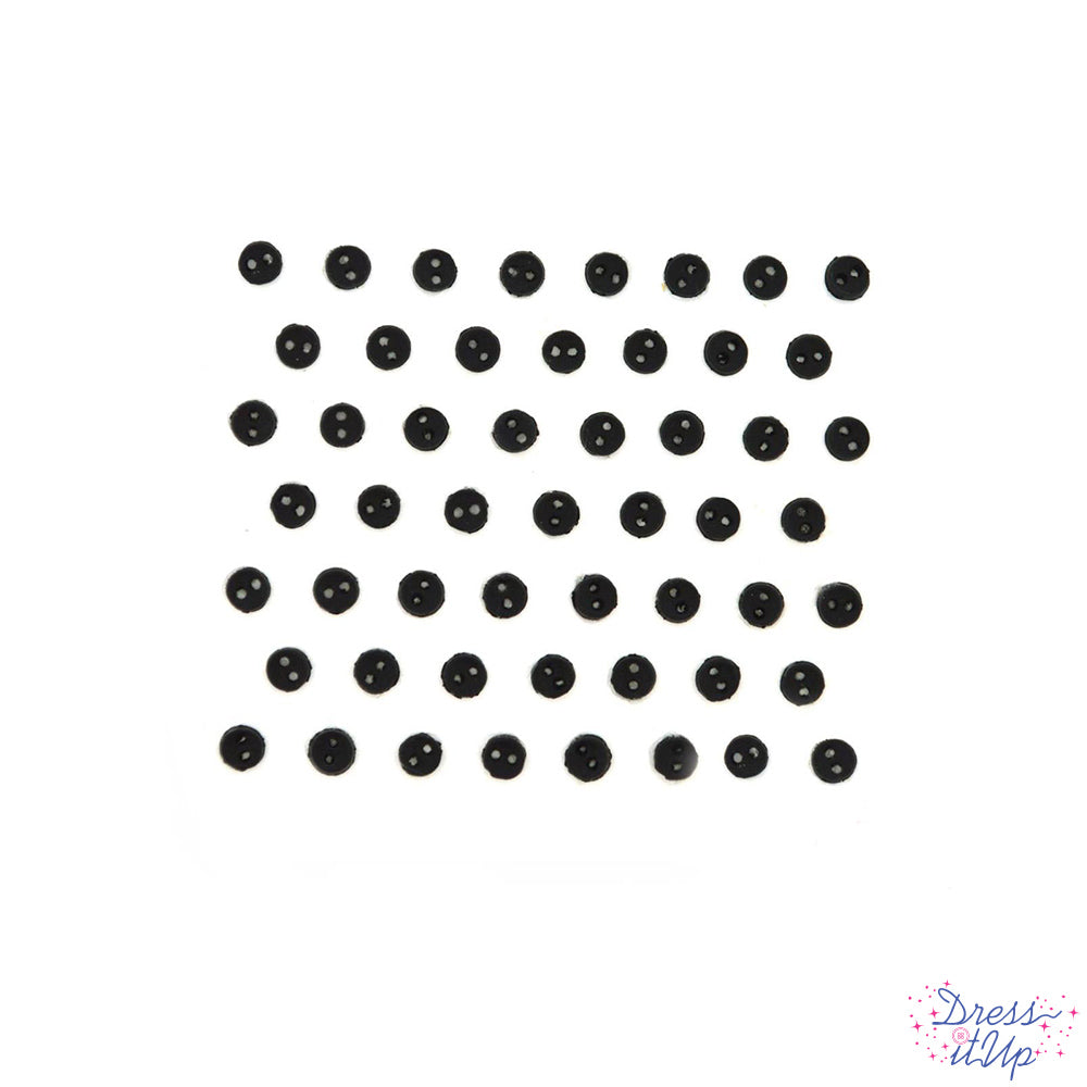 Tiny Black Buttons