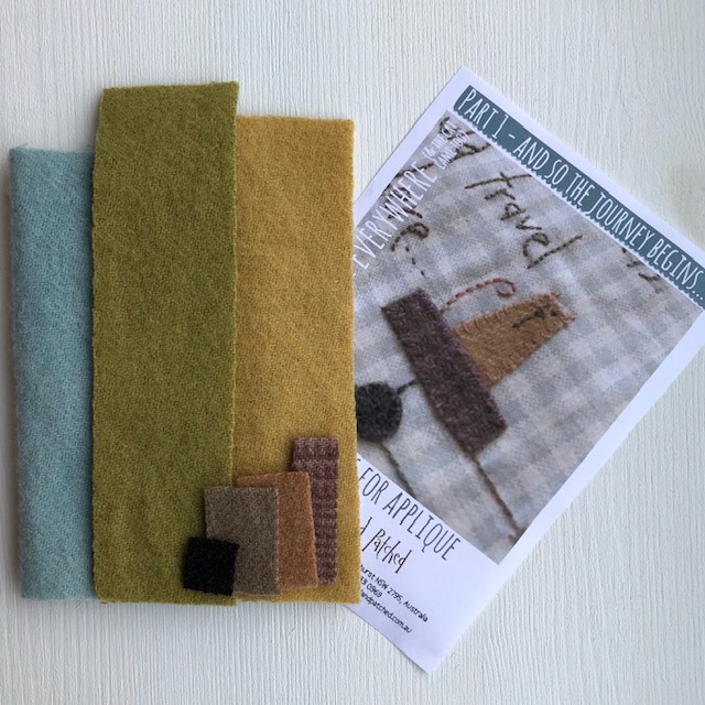 HP-A406-WOOL, Woolpack, Set (1 to 10) for pattern Here, There and Everywhere by Anni Downs