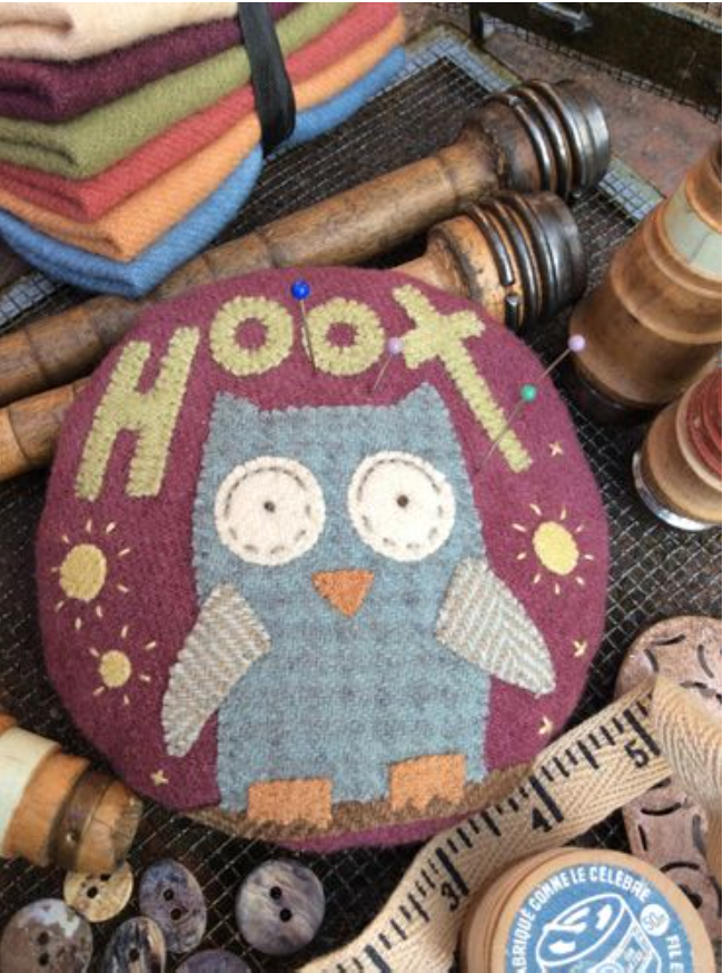 Hilda the Hoot Pincushion - Pattern