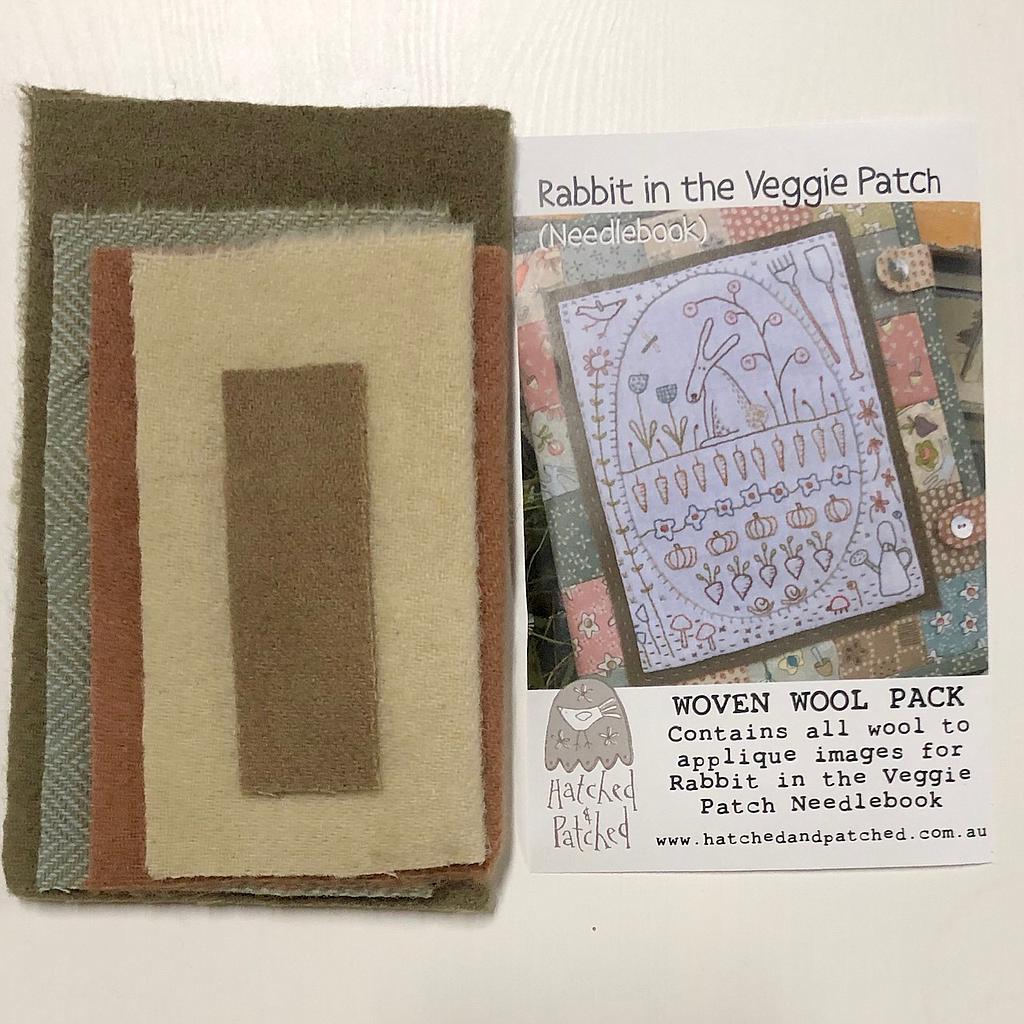 Rabbit in the Veggie Patch Needlebook - Woolpack