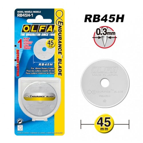 OLFA 1pc Endurance Spareblade (45mm)