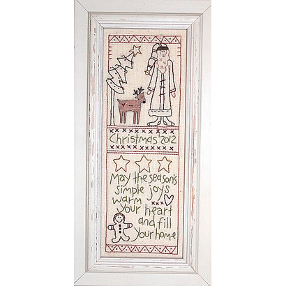 TBH-D272, Simple Joys (3.5" x 10") Pre-printed Fabric and Pattern