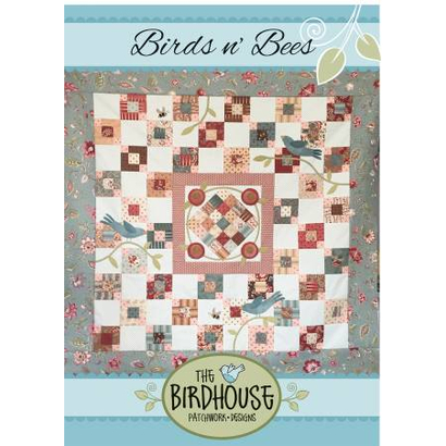 TBH-D355, Birds and Bees (42"x42") Pattern 