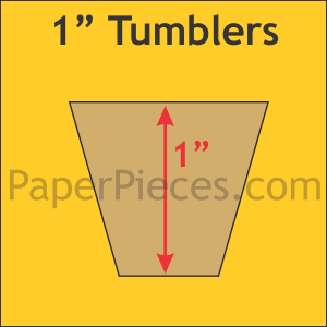 1" Tumbler, 100 Pieces