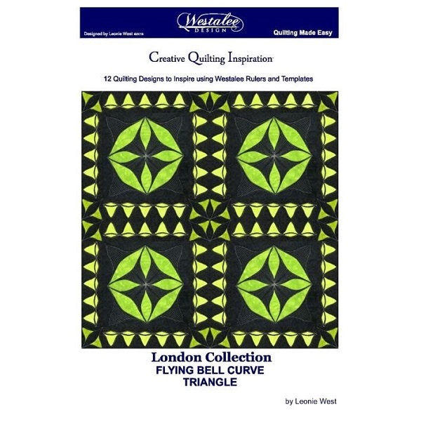 WA-BOOK12BTRI, 12 Flying Bell Curve Triangle Block Designs 60pg Book (BK FBC DES-2)