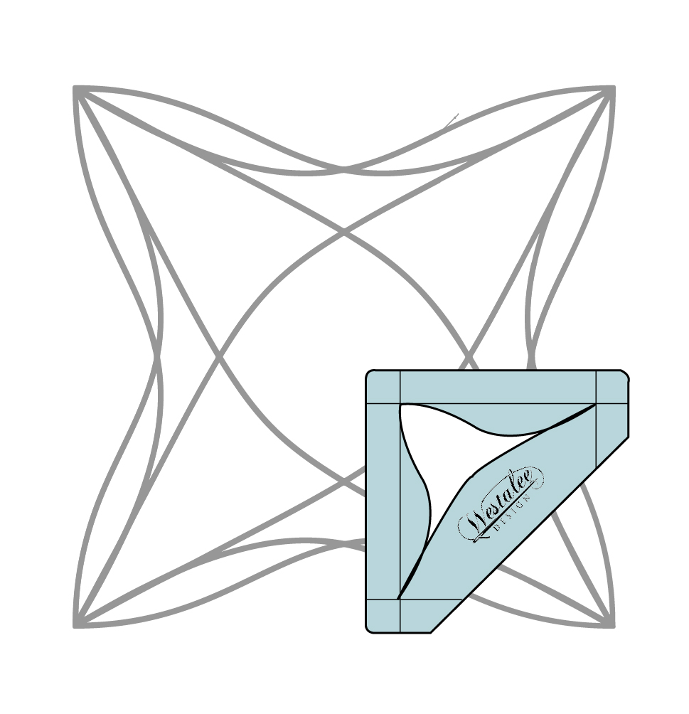 FLYING BELL CURVE TRIANGLE 3". High Shank Includes Free Pattern…