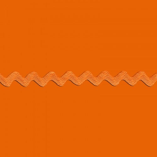 GAN765041-750, Orange Ric Rac (0.625", 150mm) - 24 YDS