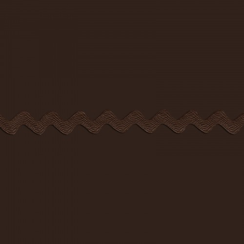 GAN765041-850, Brown Ric Rac (0.625", 150mm) - 24 YDS