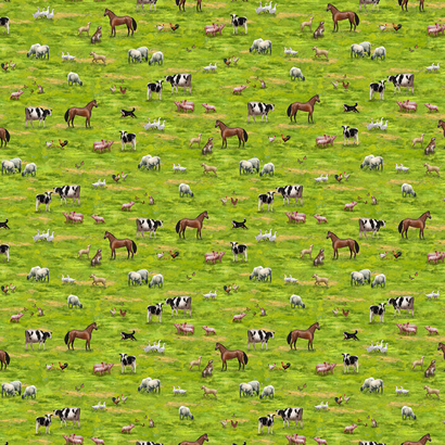 DP23069-74, Country Paradise, Digital Print